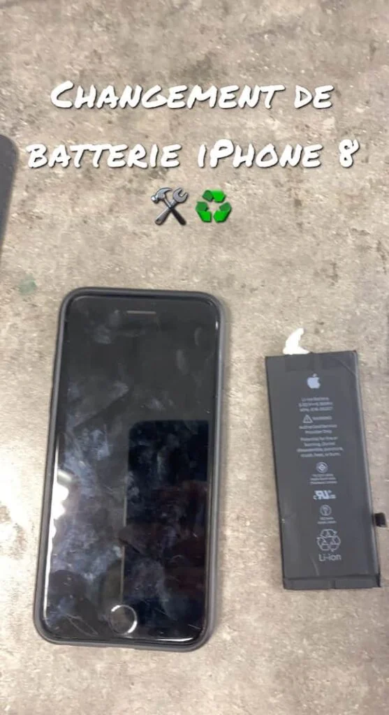 réparation batterie iphone 8 le havre memetphone